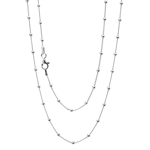 Silver Beaded Chains