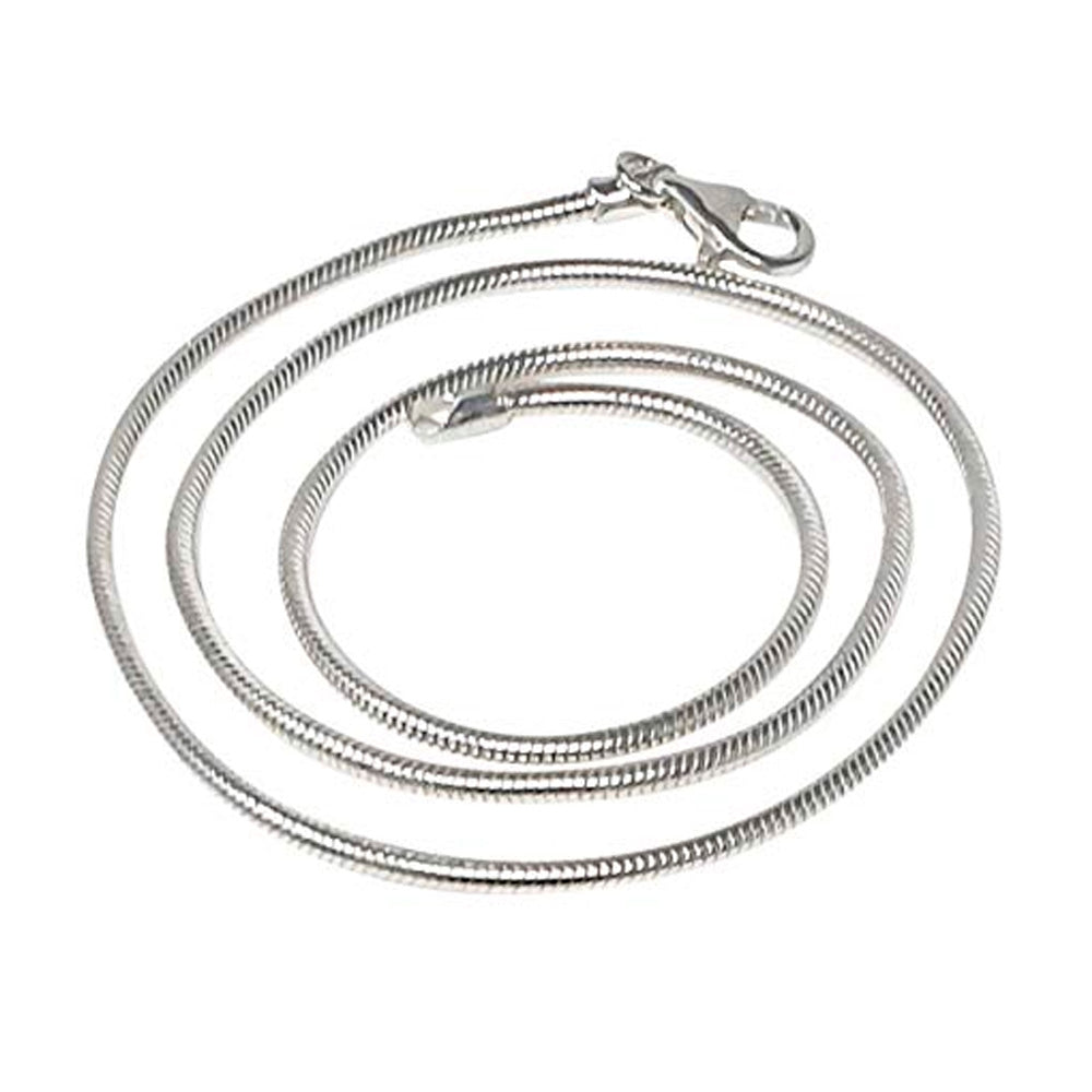 925 Sterling Silver Snake Chain 2.3mm For Men And Women 