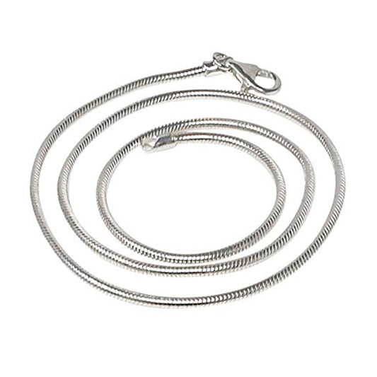 925 Sterling Silver Snake Chain 2.3mm For Men And Women 