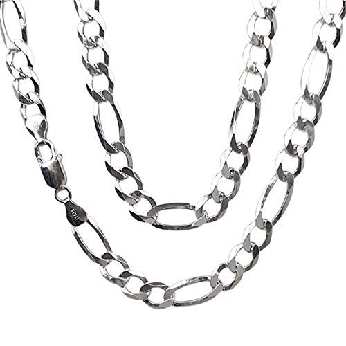 mens silver chain necklace 