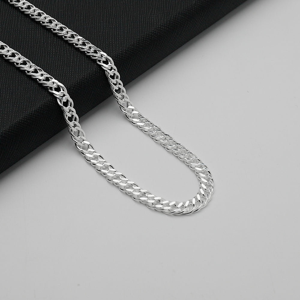 925 Sterling Silver 5.5mm Rombo Chain For Women And Men