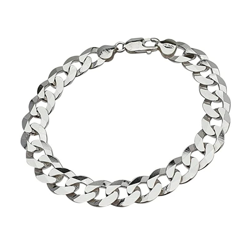 10.5mm Sterling Silver Curb Chain