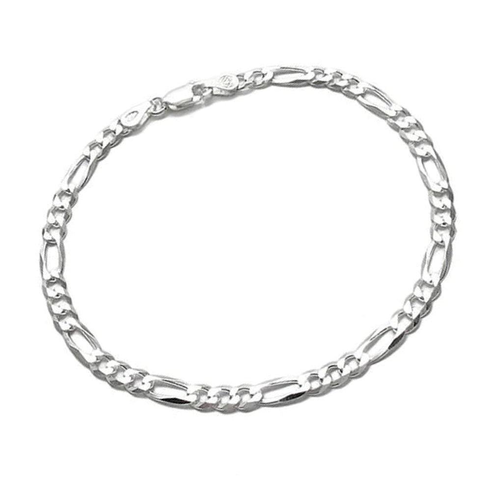 mens silver chain bracelet